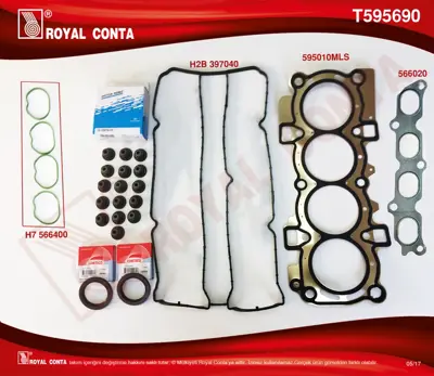 ROYAL CONTA T595690 Takım Conta Üst 7S7G6008ÜST