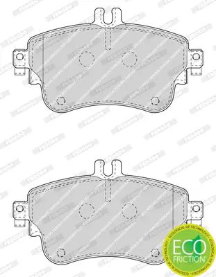 FERODO FDB4428 Fren Balatası On W176 12>18 W246 11>18 C117 13>19 