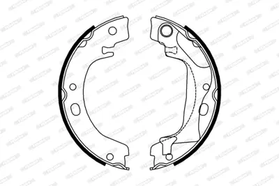 FERODO FSB4011 El Fren Balatası Pabuc Toyota Corolla 1.4 1.6 Vvtı 1.4 D4d 2002-2007 (E12) 