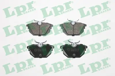 LPR 05P736 Arka Fren Balatası Coupe Marea Marea Weekend Tempra Tıpo 2.0ıe 16v 