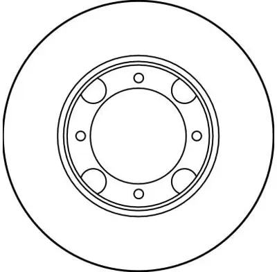 TRW DF1958 On Fren Dısk Aynası Havalı Excel Accent 1,3 1,5 94 00 242 Mm 