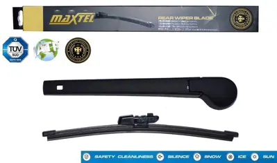 MAXTEL 12620492 Arka Silgi Kolu Ve Silecek Skoda Citigo-E İv (Ne1) (19-) 260mm 