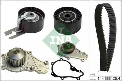 INA 530061530 Trıger Setı+devırdaım Su Pompası P206 P207 P307 C1 C2 C3 (I Iı Iı) C3 Plurıel Xsara Iı Dv4td (1,4 Hd 