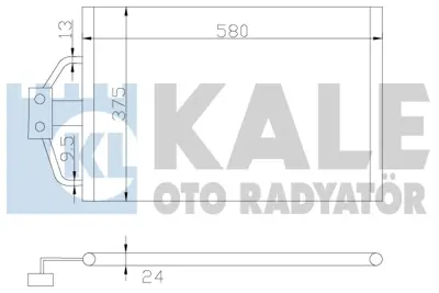 KALE 344320 Klıma Radyatoru  Megane ı 1.4 e 96 03 