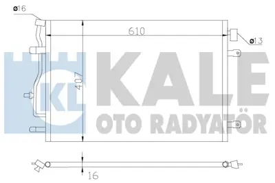 KALE 375700 Klıma Radyatoru Audı A4 A6 1,8t 1,9tdı / 2,5tdı 01>06 