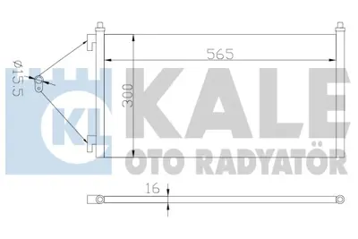 KALE 378200 Klıma Radyatoru Doblo 1,3 1,9 Jtd / D 01> Punto 1.2 99>10 