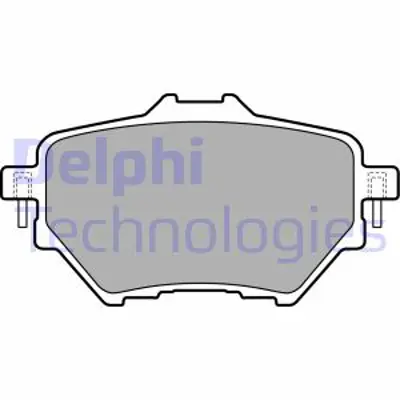 DELPHI LP2505 Arka Fren Balatası 2008 Iı-3008-308 Iı-508 Iı-Partner-Rıfter-Berlıngo-C4 Pıcasso Iı-Combo-Grandland  1609000680 1636413980 1678167980 95525378 1617535380 1619790880 1612911480 SU001A8499 31351093108 1636601880