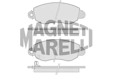 MAGNETI MARELLI 323700001400 Fren Balatası Ön YC152K021BA