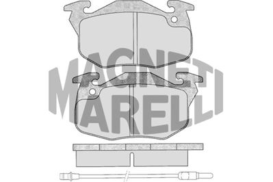 MAGNETI MARELLI 323700018800 Fren Balatası Ön 7711130034