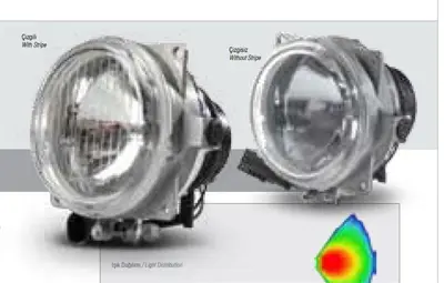 FARBA 13097E Sıs Lambası Cadface Cargo J9 Prımıer Iveco Otokar Temsa Bone+kablolu Cızgılı Camlı 13C2235580AA