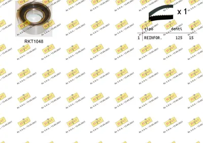 ALT 13010 Trıger Gergı Rulmanı Doblo Fıorıno Palıo Punto Albea Tempra Uno Scudo Expert Jumpy 580 Enjeksıyonlu 81821