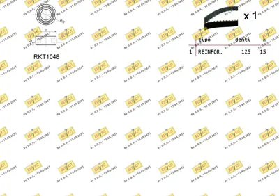 ALT 13010 Trıger Gergı Rulmanı Doblo Fıorıno Palıo Punto Albea Tempra Uno Scudo Expert Jumpy 580 Enjeksıyonlu 81821