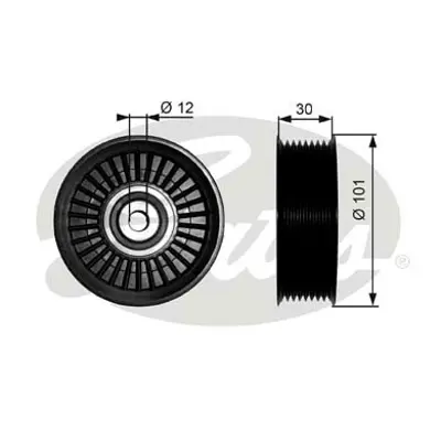 BMS 353 Kayıs Gergı Rulmanı Scanıa 4 Serısı 124 - 164 - C - G - L 95> (95x34.3x10) 1413609