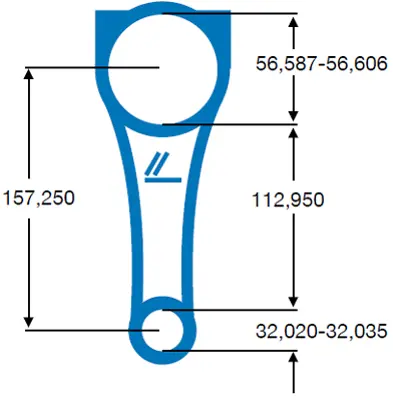 BMY 0918 Pıston Kolu  Movano B 10> Master Iıı 10> 2.3 Dcı (M9t) 121004942R