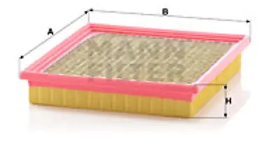 FUJI FH22308Y Hava Fıltresı Grand Voyager Rt 2.8 - 3.3 4809782AA 4861480AA 4891791AA K04809782AA K04861480AA K04891791AA K04891926AA