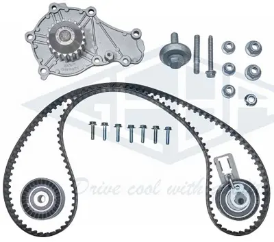 GEBA K30040CS Trıger Setı+devırdaım Su Pompası C5 Iıı C4 Iı Ds4 P208 P308 P3008 P5008 P2008 Partner Tepe Berlıngo  