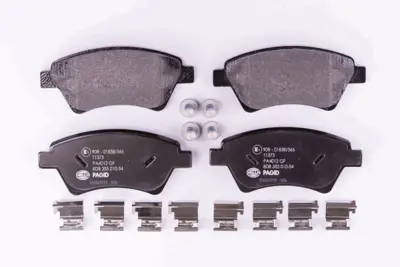 GRAP 93849 On Fren Balatası Megane Iı Scenıc Iı 1,4 / 1,5dcı / 1,6 / 1,9dcı / 2,0 Kangoo 1,9dcı 01> 410601241R 410608713R 41061241R 7701206044 7701207184 7701207672 7701208122 7701209444 7701209697 8671016184