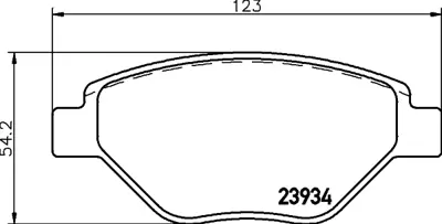GRAP 93850 Fren Balatası Ön Megane Iı 02> 1.4 Bnz. Hb 410609192R 7701207673 770120673 8671016189 77363782 98845340 446628080 446642010 446642020 446642030