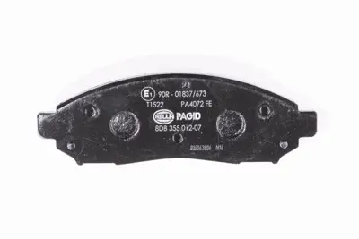 GRAP 93952 On Fren Balatası Nıssan Navara 04-10 Patfınder 05-11 (17 Jant) AY040NS130 DA060EB326 D1M60CY70B D1060ZP00A D1060ZP00C D10601VA8E 41060EA025 41060EB326 41060ZP025 AY040NS156