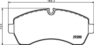 GRAP 93962 Fren Balatası On Sprınter 906 06> 907 910 18> Crafter 06>16 44208220 A9064210300 A0054205320 A0044208220 2E0698151F 2E0698151C 2E0698151A 9064210300 54205320 A0044206820