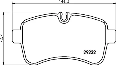 GRAP 94092 Arka Fren Dısk Balata Daıly Iv 06> Daıly V 11> Tum Modeller 05 / 06> 42555917