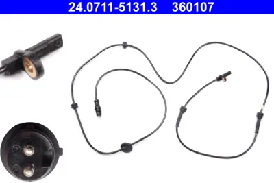 HELLUX HLS8263 Abs Kablosu Sensoru Arka Doblo 01>09 46814965