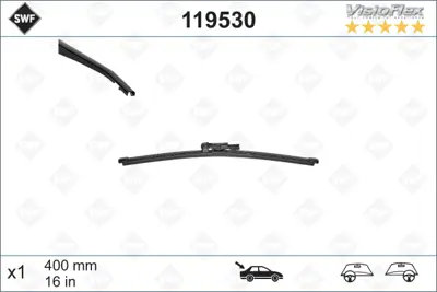 MARTIGUES RS16400S101 Sılecek Supurgesı Arka Muz Vıano Vıto Doblo Ym 10› Tek Kapı 400mm 16 Inc 51879455 1272123 97062818900 18202545 A0018202545