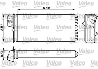 ORIS KRN029032 Kalorıfer Radyatoru Opel Movano Renault Master Iı Nıssan Interstar 1.9 Dcı 2.2 Dcı 2.5 Dcı 2.8 Dcı 7701205584 9161465 4501165 2711500QAC 73375 8FH351308541 6093014 770121e009