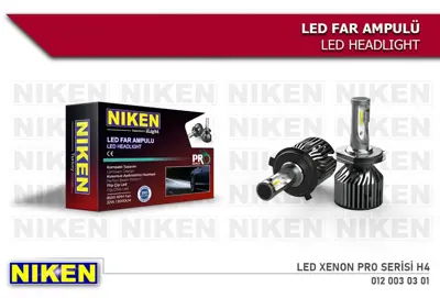 NIKEN 012 003 03 01 Led Xenon Pro Serısı  H4 