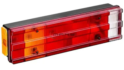 MARS 610964 Stop Lambası Camı Kanallı Mercedes Atego I-Iı / Axor  / 7 Fonksıyonlu 