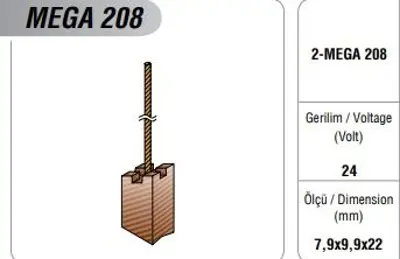 MEGA 208 Klıma Komuru 24v Volvo Scanıa Daf 208