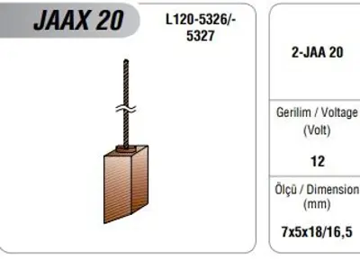 MEGA JAAX 20 Alternator Komuru 12v Datsun Nıssan JAAX 20