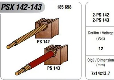 MEGA PSX 142-143 Mars Komuru 12v Hyundaı Starex Peugeot Cıtroen PSX 142-143