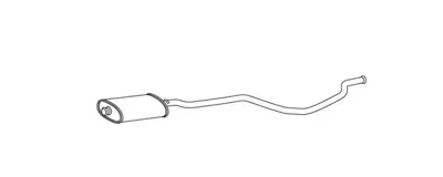 ROOT 111258 Arka Camurluk Agız Bakalıtı Sag Corsa C 04> 172891 172900 8055731244331 13113538