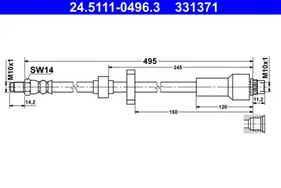 SVAC 60-0236 On Fren Hortumu C3 Iı 09> C4 Cactus 14> Ds3 10> Ds2 Cabrıo>p208 12>p2008 13> 4806K7 1650842780 48O6K7