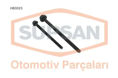 SUPSAN HB0023 Sılındır Kapak Saplaması ( Set )transıt V184 01>07 V347 07>14 Puma 2,4(18 Adet) 204A9