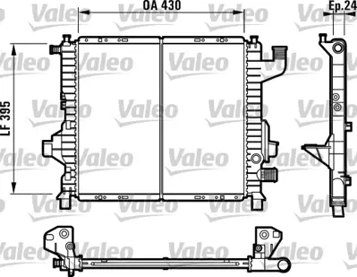 KALE 0525261AB Motor Radyator Twıngo 1,1y 8v Rn / Rt 7701045211 7701499801 7701042415 7701352572 8660000477 7700417175 63835A 63835 8MK376750211 8MK376706541