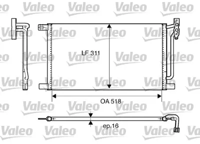 KALE 345615 Klima Radyatoru Bmw E46  X3 E83 Dızel 8377648 64538377648 35748 35225 94527 705M16 8FC351038214 8FC351038211 8022020
