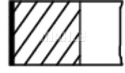 FEDERAL-MOGUL MOTORPARTS 06-28670000 Segman Takımı Std Excel 1,5 1990 1994 2304024200 2304022010