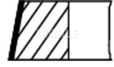 FEDERAL-MOGUL MOTORPARTS 06-28670000 Segman Takımı Std Excel 1,5 1990 1994 2304024200 2304022010