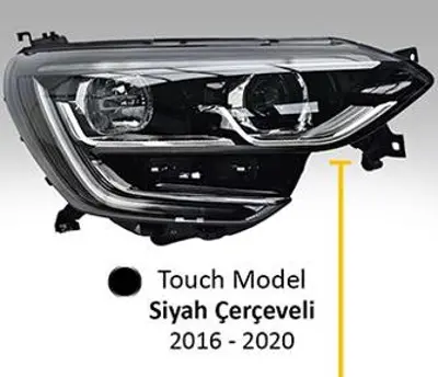 AYFAR 202333 On Far Sol Megane Iv Touch Sıyah Cercevelı 16>20 Motorlu 