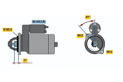BOSCH 0001107427 Marş Motoru Passat 1.6 12v 06B911023A