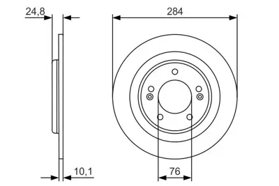 BOSCH 0986479A13 Fren Dıskı 584113Z100