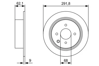 BOSCH 0986479D18 Fren Dısk Nıssan Cube Tiida 43206ew81b Df7818 43206EW81B 43206EM10A 43206EW81A 43206EW81AC 43206ZW90A D3206EM10A D3206EM1VA D3206ZW90ARV 43206EW81BC166