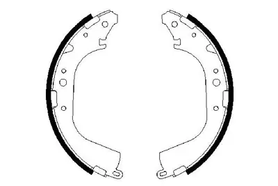 BOSCH 0986487354 Pabuç Balata Toyota Land Cruıser 0449560010 0449560011 0449560031