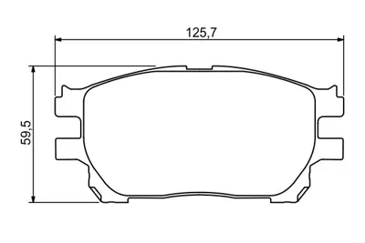 BOSCH 0986494212 Fren Balatası Ön Toyota Prevıa Acr3_ 0446528490 0446528410 0446528460