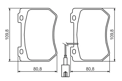 BOSCH 0986494402 Dısk Balata Alfa Romeo 159 1.8 Tbi; 159 1.8 Tbi Sportwagon; 159 2.0 Jtdm; 159 2.0 Jtdm Sportwagon; B GDB1904