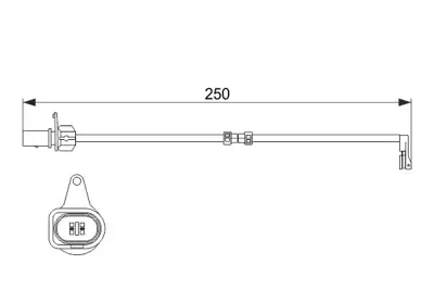 BOSCH 1987474510 Fren Balata Fısı Audı A8 3.0 4.2 4h0615121h 