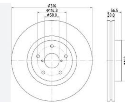 BOSCH 0986479D63 Fren Disk Subaru Outbeck 26300AL010 26300XA00A 26300FG000 26300AL04A 26300XA000 26300AG000 26300AG001 26300AL03A