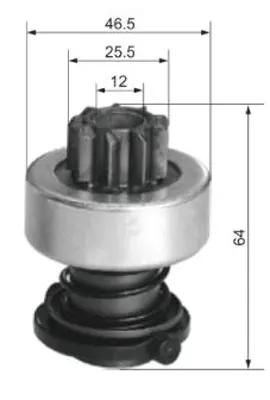 BOSCH 1006209500 Marş Dişlisi Ascona Kadett / 80 1.6d 90166124 55911335C 1203183